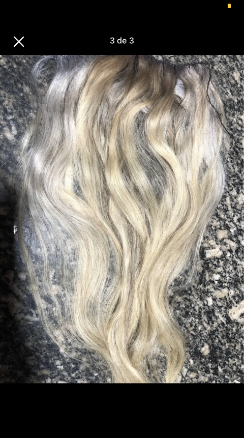 Vendo cabelo humano 70 cm